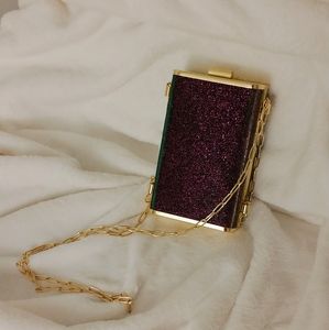 Sparkly Purple Evening Bag
